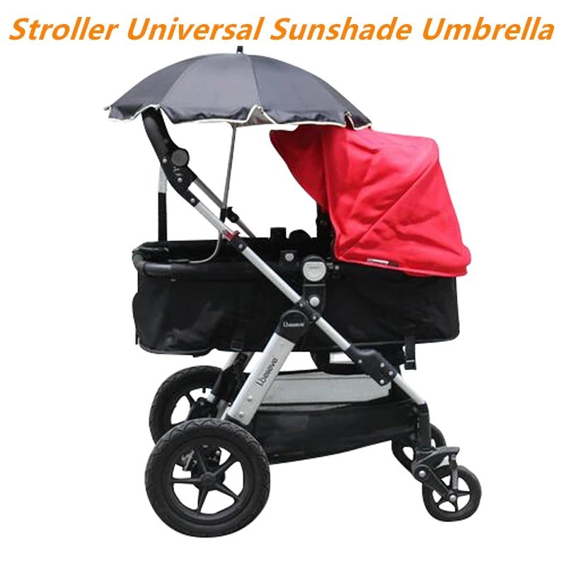 360 Degrees Pram Umbrellas Cart Accessories Adjustable Stroller Umbrella - Image 8