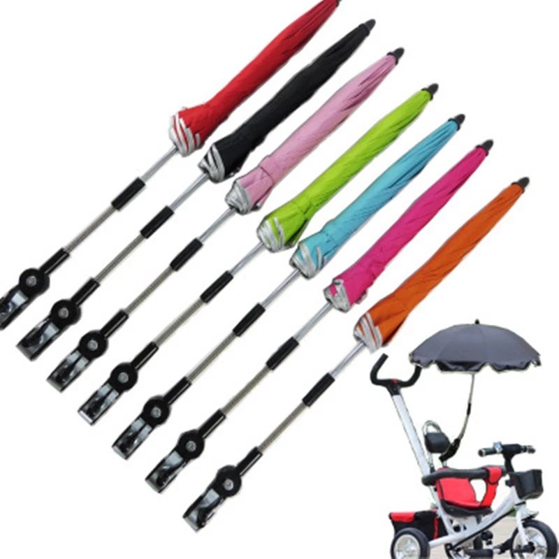 360 Degrees Pram Umbrellas Cart Accessories Adjustable Stroller Umbrella - Image 6
