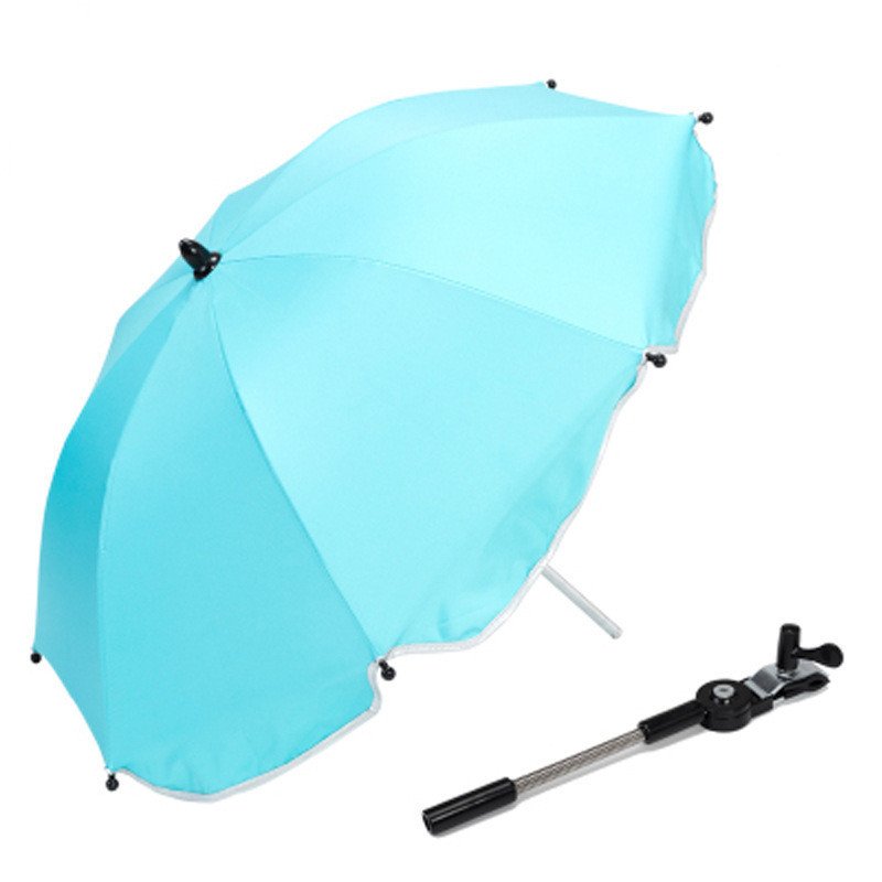 360 Degrees Pram Umbrellas Cart Accessories Adjustable Stroller Umbrella - Image 9