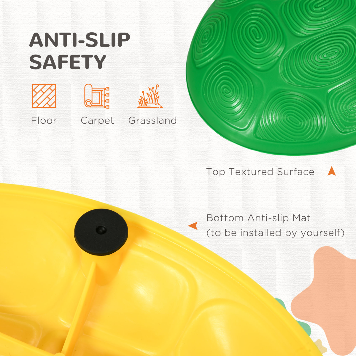 ZONEKIZ Balance River Stones w/ Non-Slip Mats for Ages 3-8 Years - Image 5