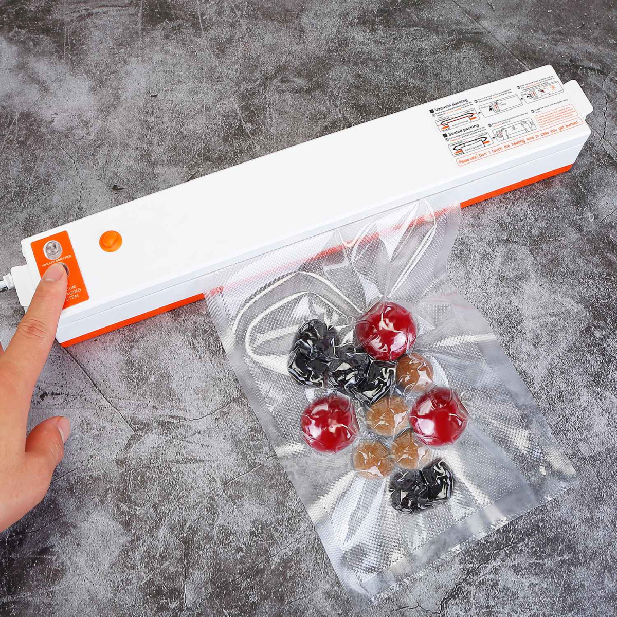 Electric Vacuum Sealer Machine Household Automatic Food Vacuum Sealer Quick Sealing System Machine For Fresh Food Dry Moist Food - Image 6