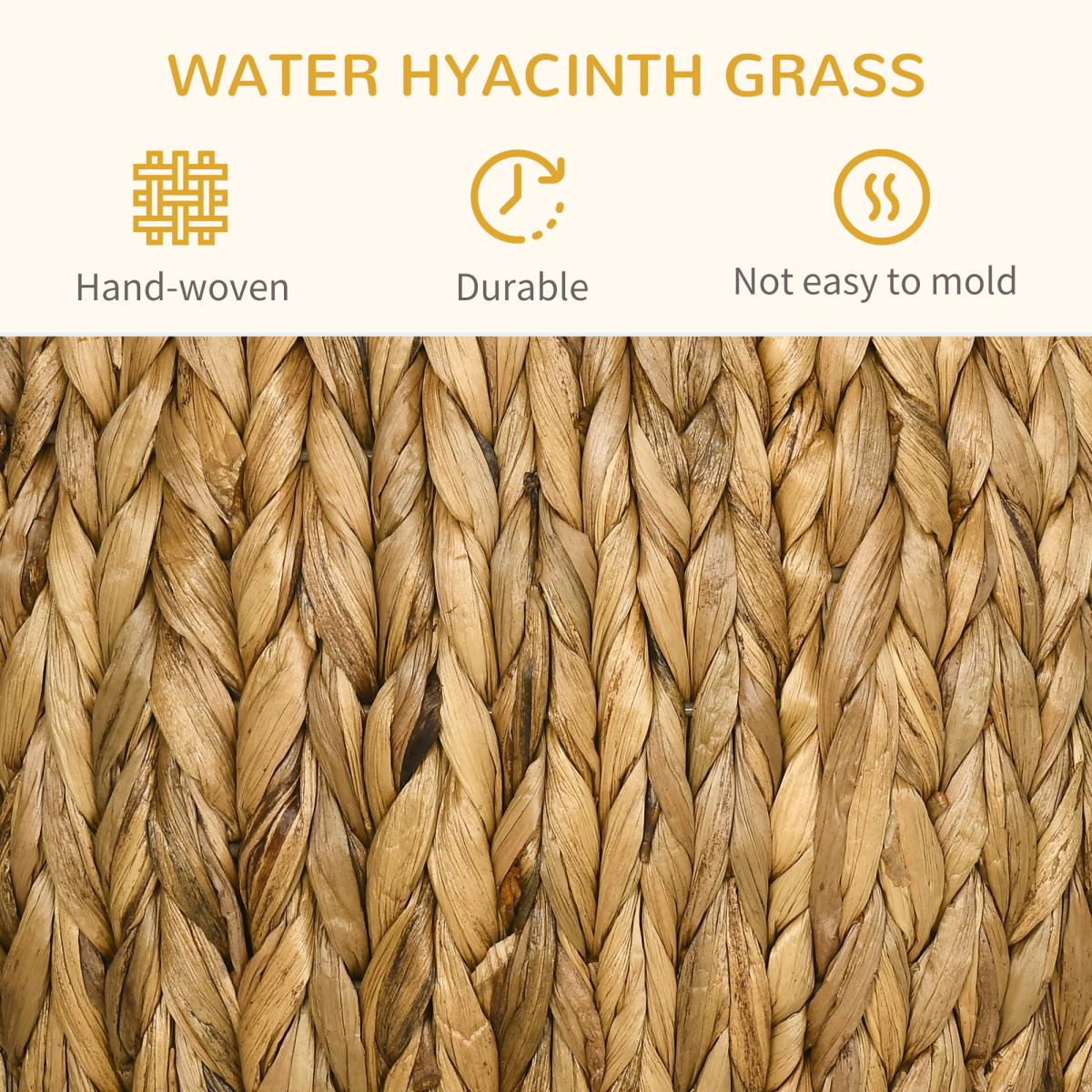 Rattan Cat House Stool, Wicker Kitten Bed for Outdoors and Indoors w/ Cushion - Image 5