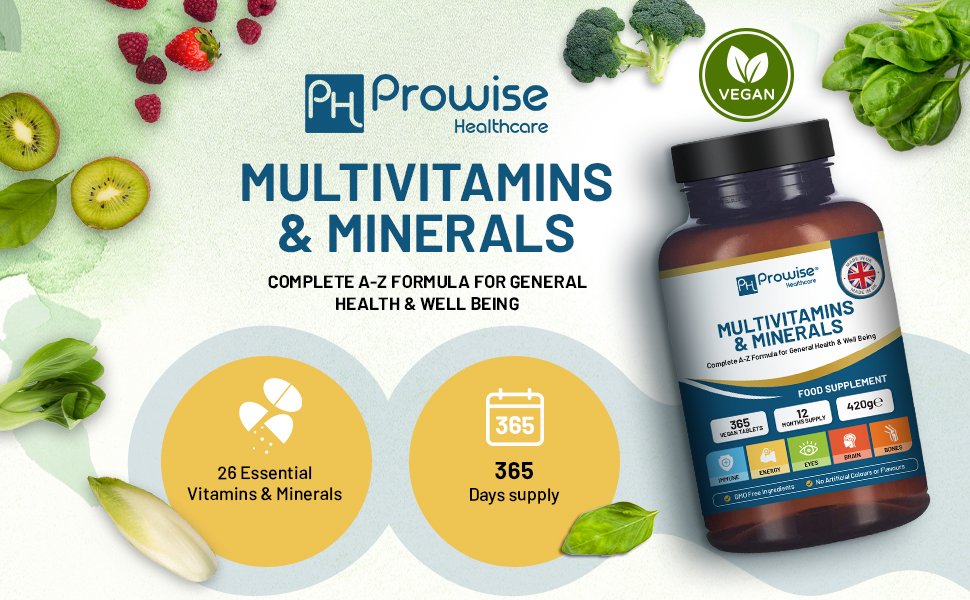 A-Z Multivitamins & Minerals - 365 Vegan Multivitamin Tablets - Image 8