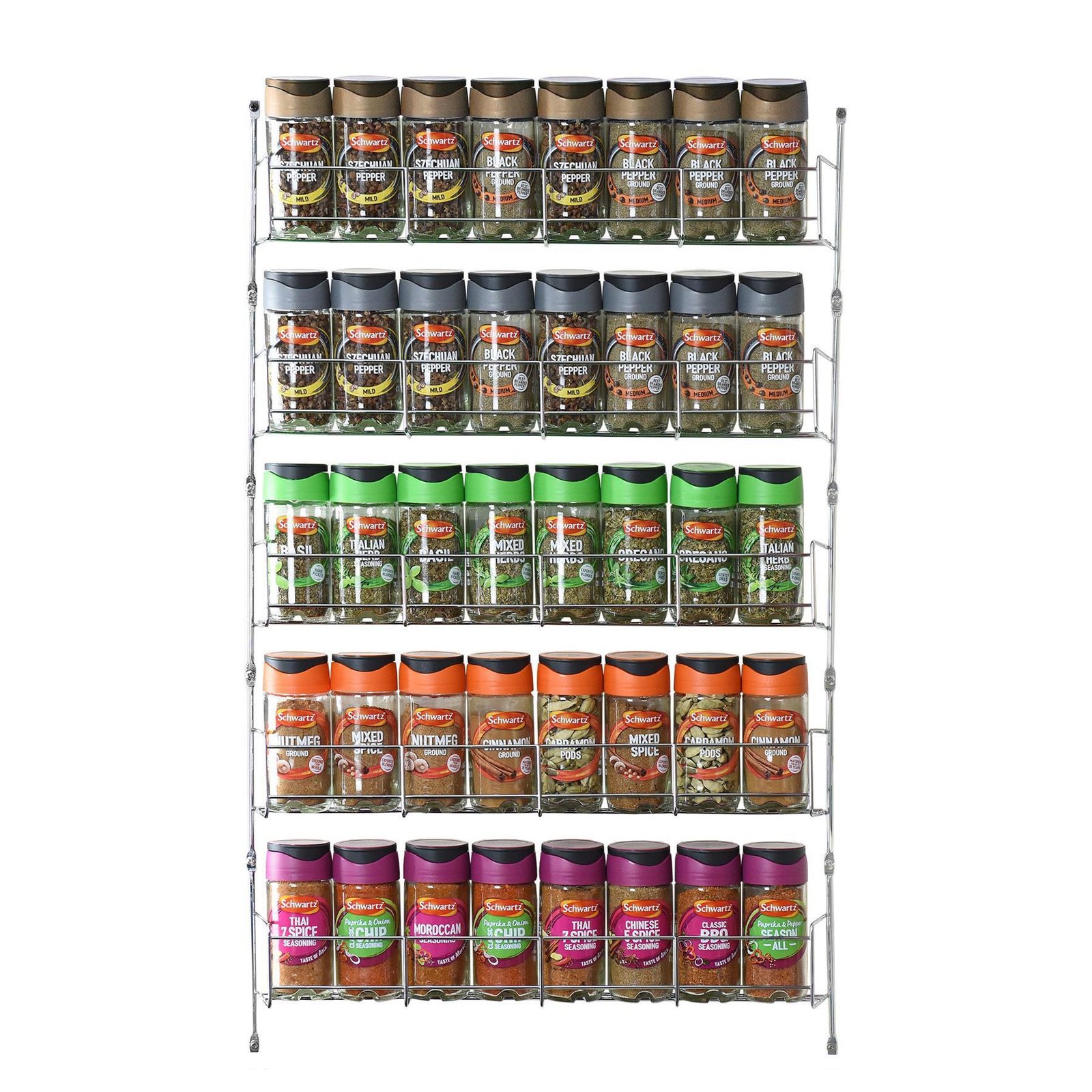 VINSANI 5 TIER HERB AND SPICE RACK 0008764