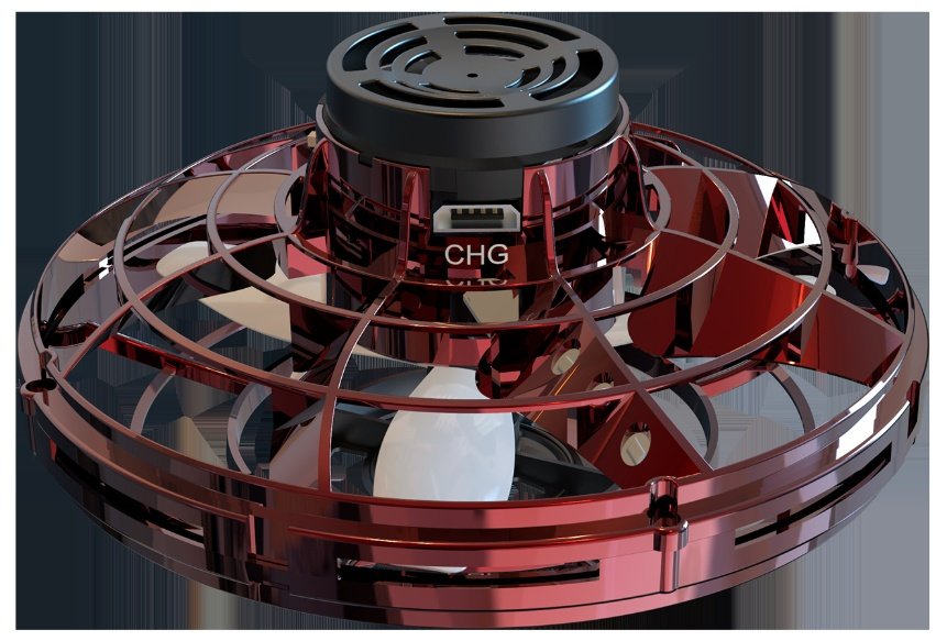 Mini Fingertip Gyro Interactive Decompression Toy Drone LED UFO Type Flying Helicopter Spinner Toy Kids - Image 8