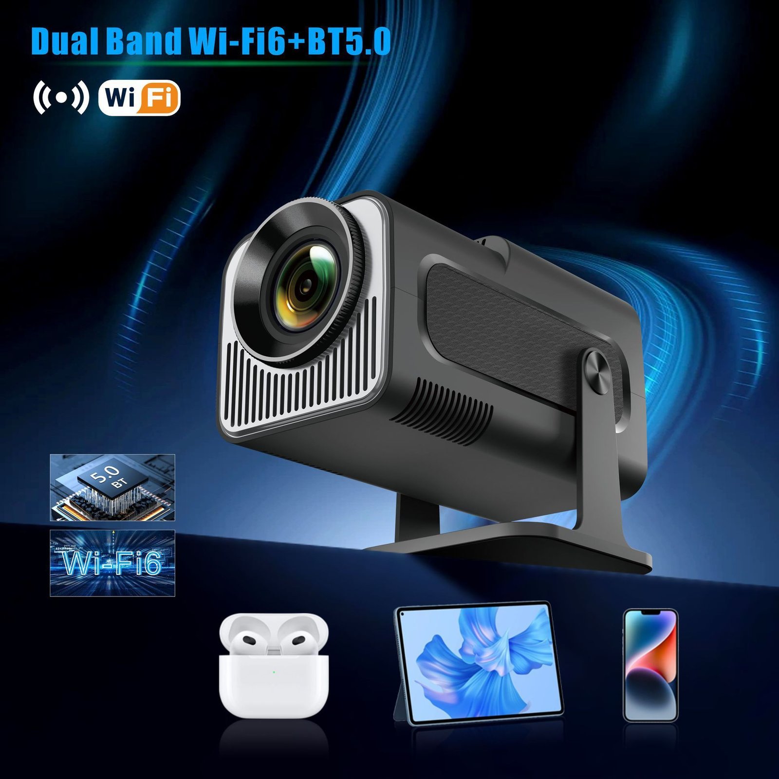 HY320 Mini Projector 720P Android System - Image 4