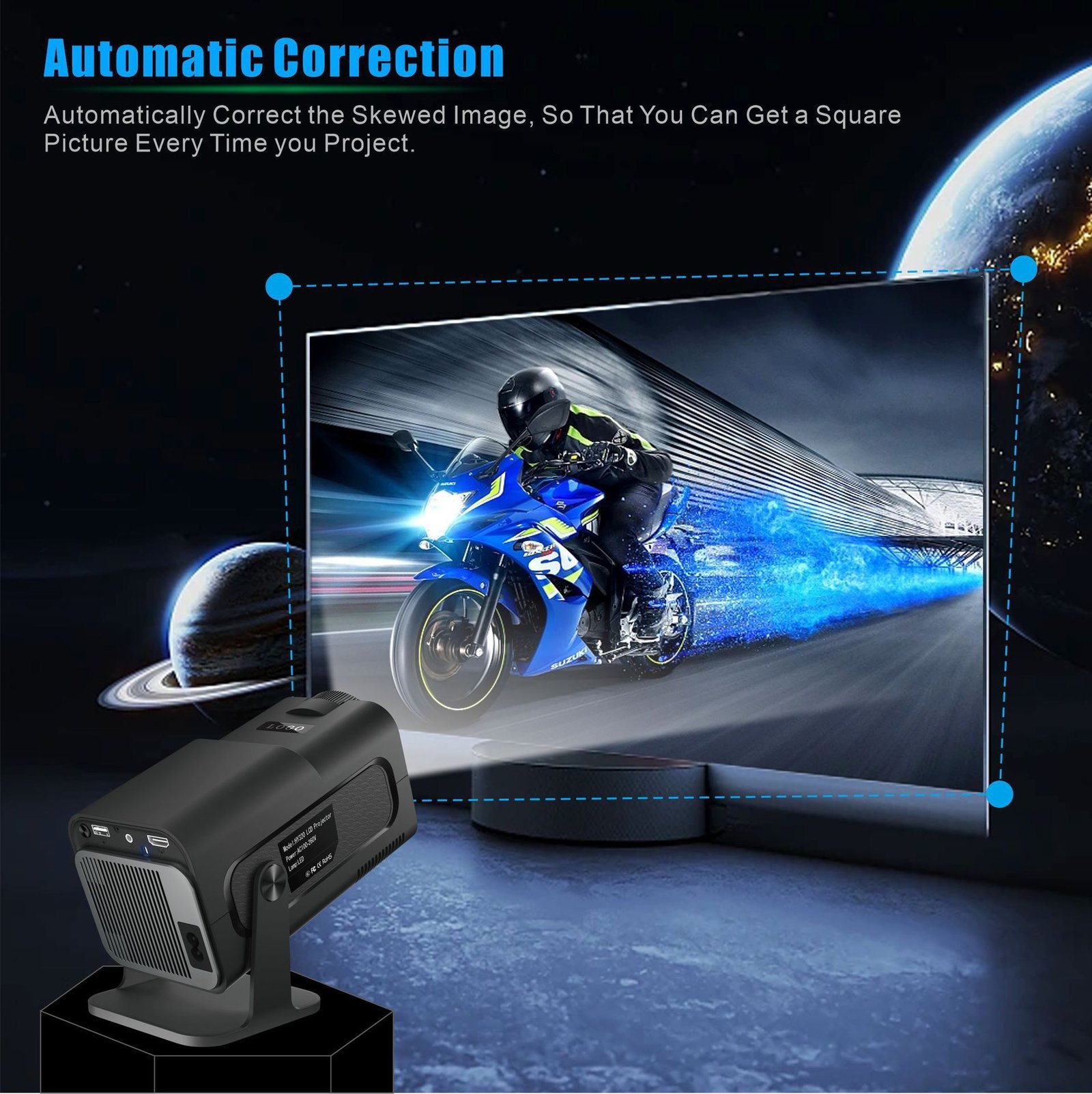 HY320 Mini Projector 720P Android System - Image 5