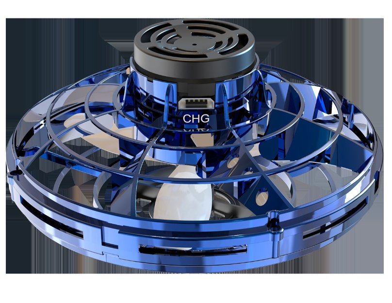 Mini Fingertip Gyro Interactive Decompression Toy Drone LED UFO Type Flying Helicopter Spinner Toy Kids - Image 7