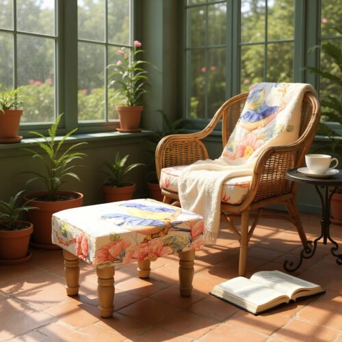BIRD FOOTSTOOL