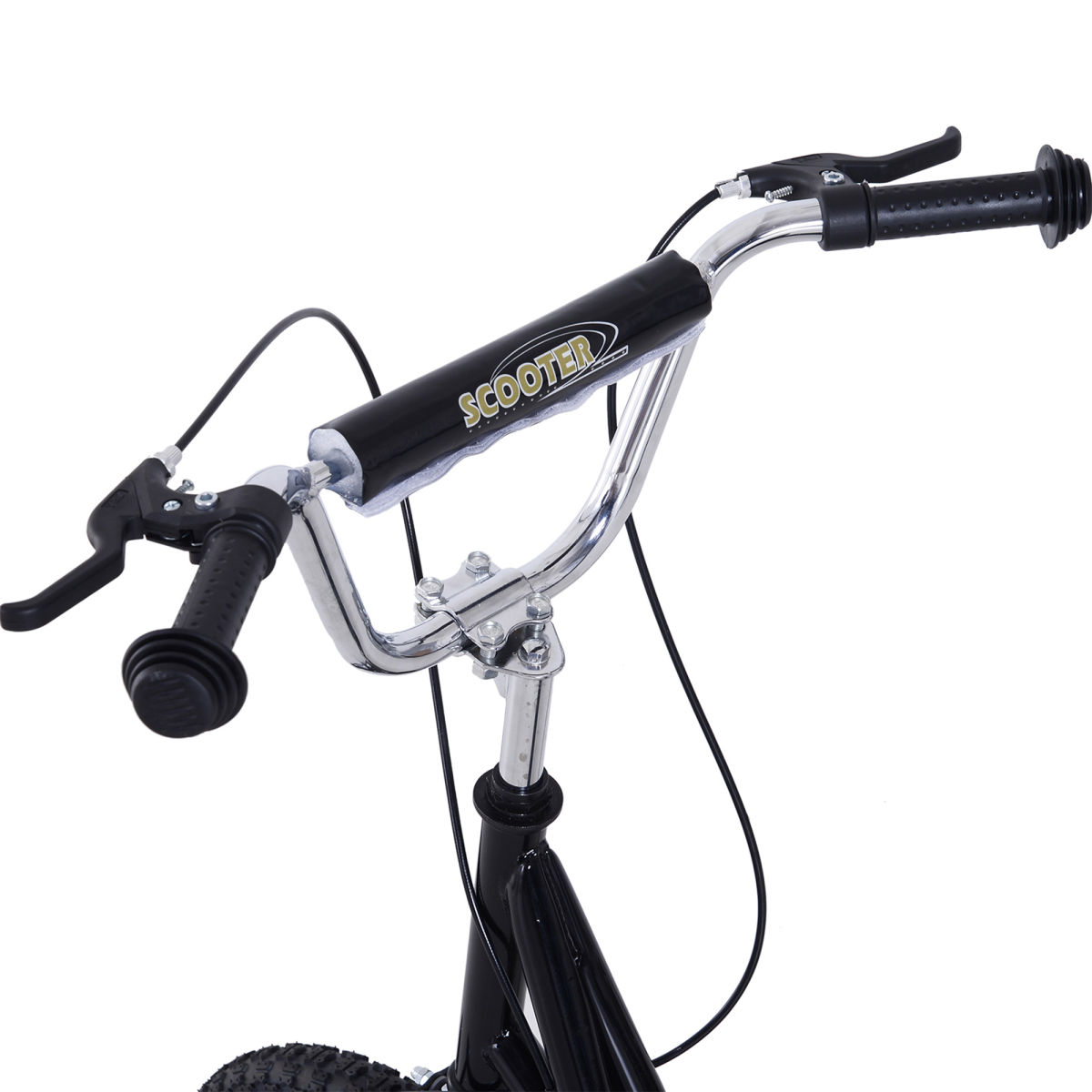HOMCOM Teen Scooter Adjustable Height Dual Brakes Rubber Wheels Kickstand, - Image 7