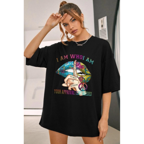Oversized Printed Women T-Shirt
