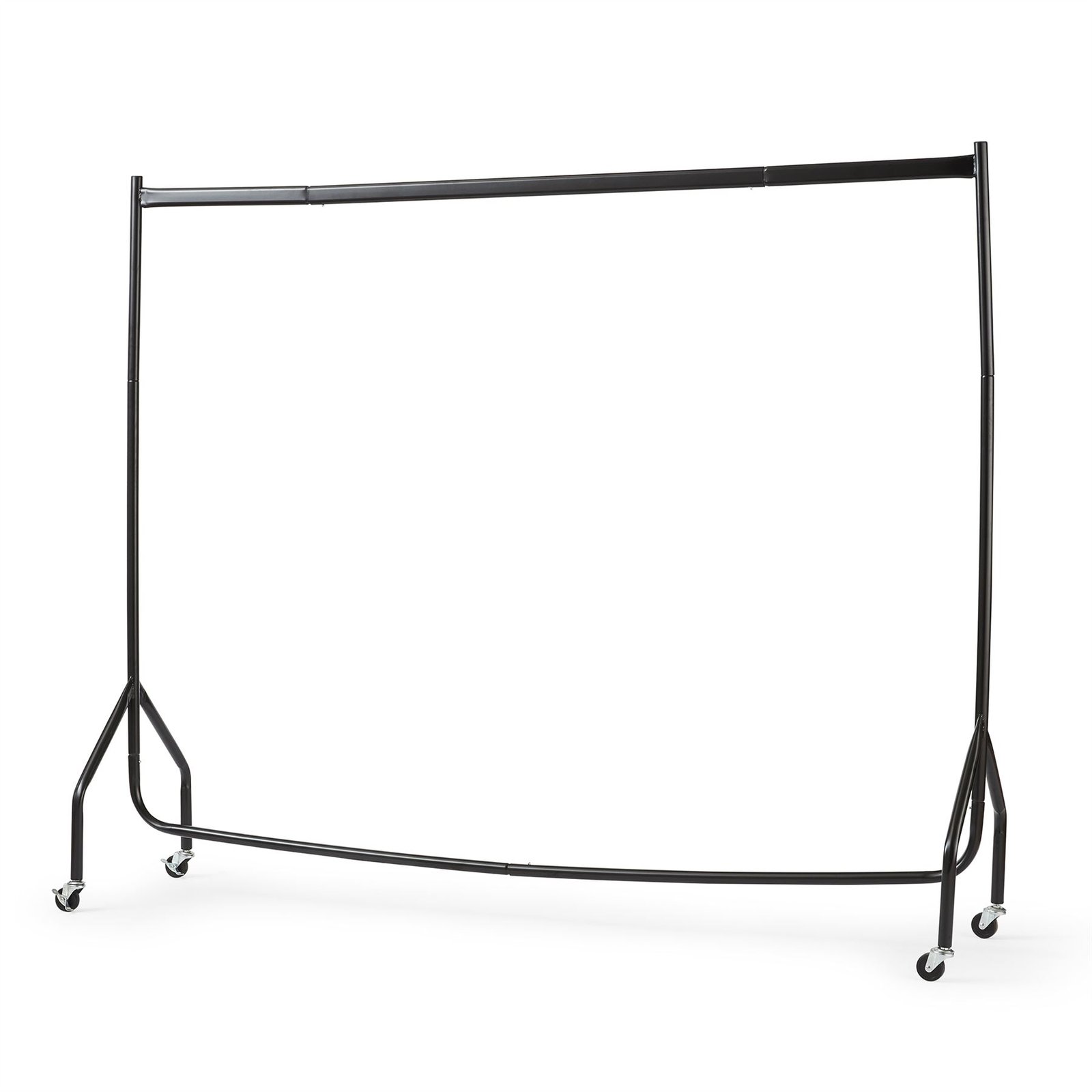 Extra Heavy Duty 6ft Long x 5ft Tall Clothes Rail In Black - Image 5