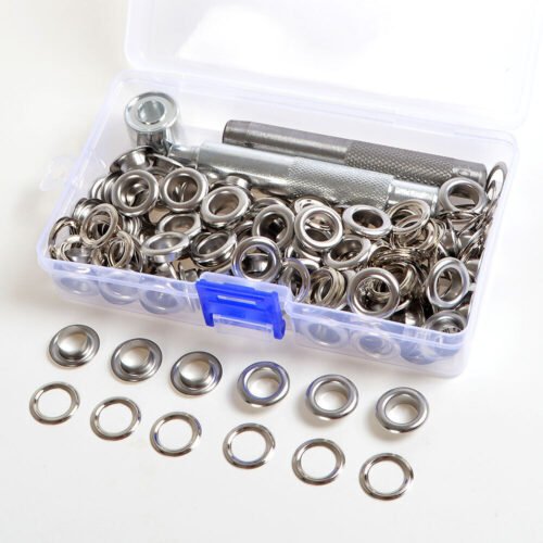 Eyelets Set with Tools – Durable Brass, Perfect for DIY Craft & More