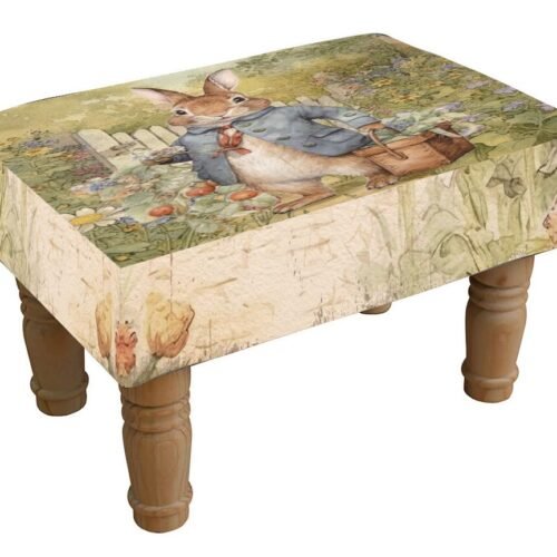 RABBIT FOOTSTOOL