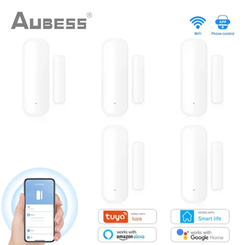 Aubess Smart WiFi Door Sensor for Enhanced Home Security Control