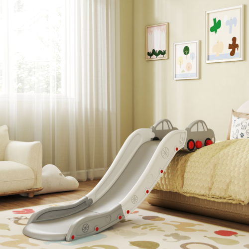 AIYAPLAY Kids Slide for Bed, Sofa, Easy to Assemble, Grey