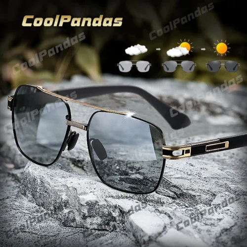 COOLPANDAS Polarized Sunglasses with Photochromic UV400 Protection